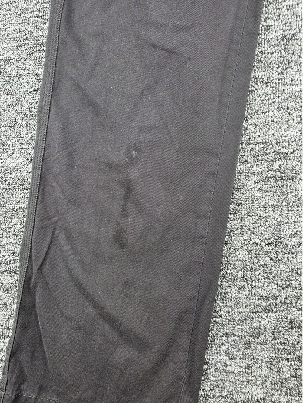 Goodfellow & Co Men's Gray Cargo Pants Twill Flat Front Tapered Fit 30W